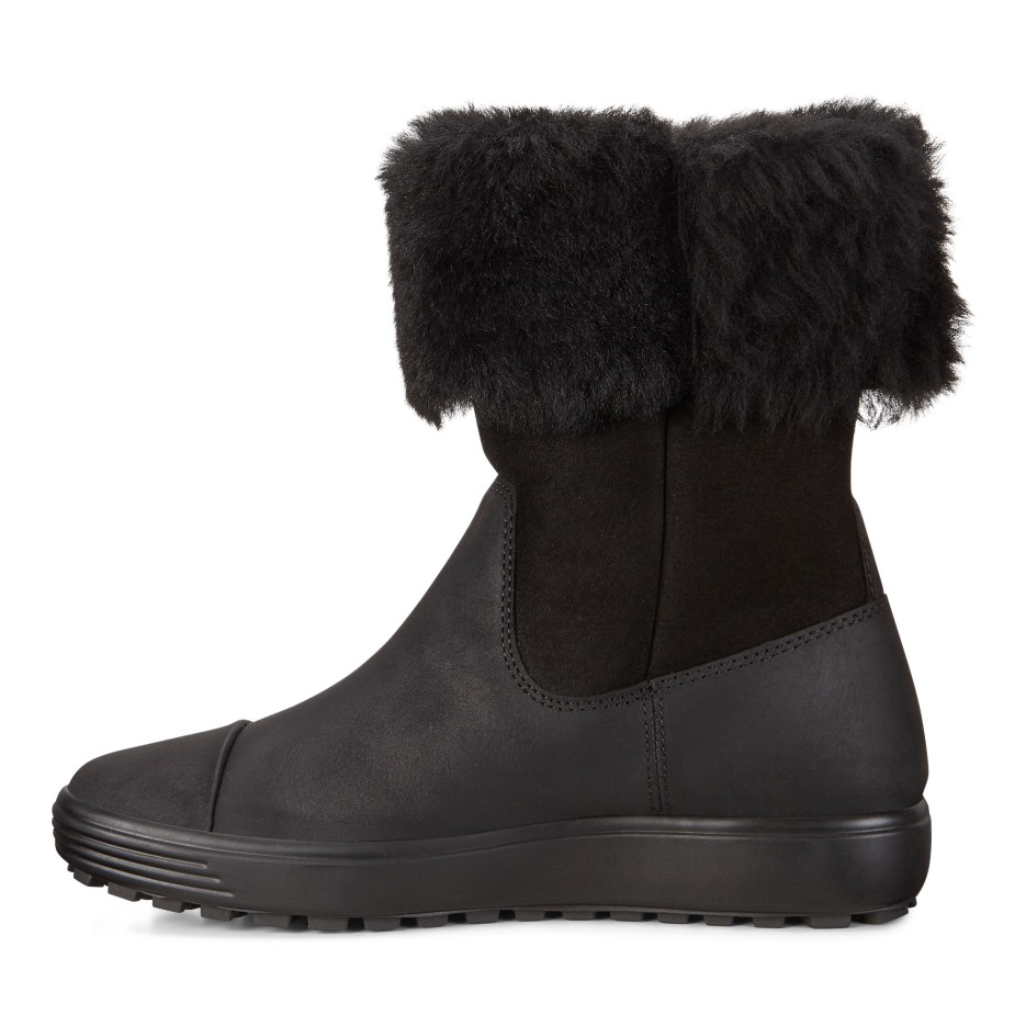 Fekete Ecco Hungary Soft 7 Tred Női