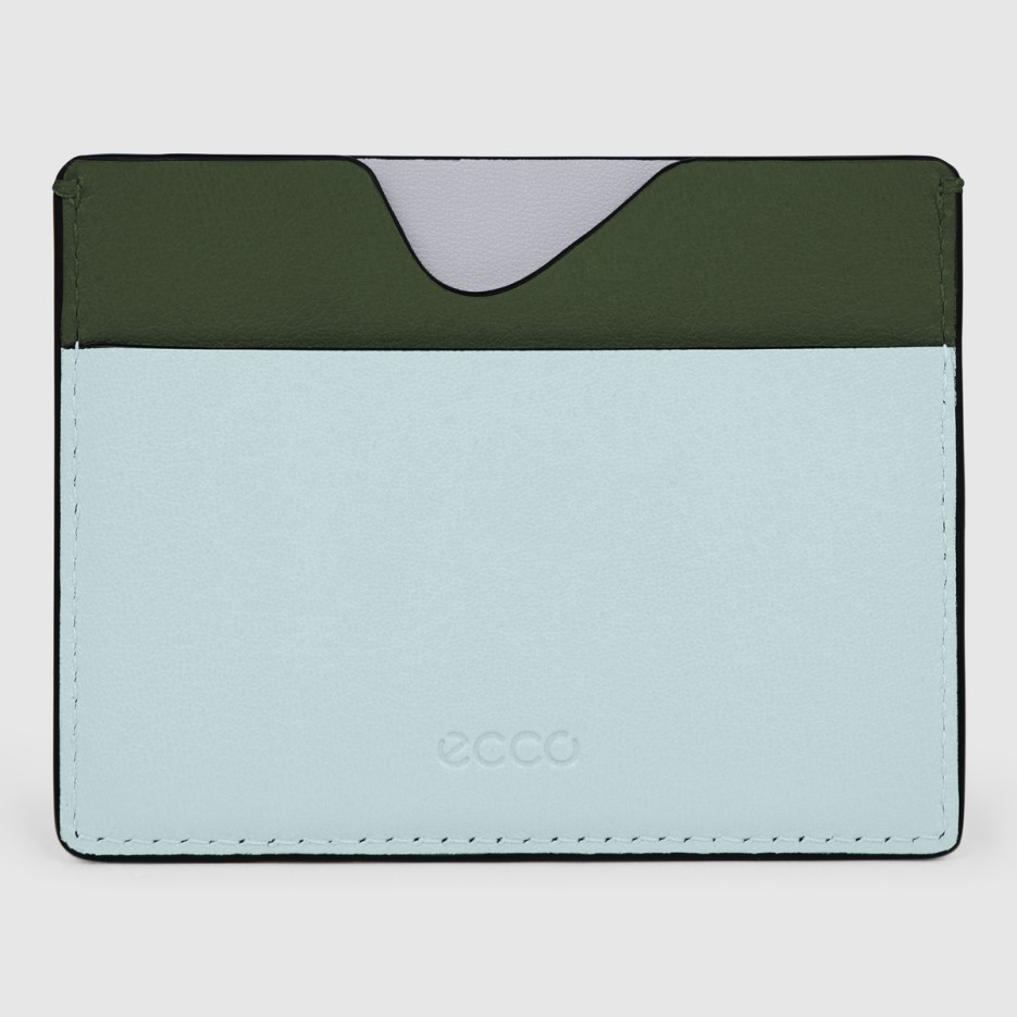 Ecco Hungary Kör Alakú Patch Kártya Tok Zöld