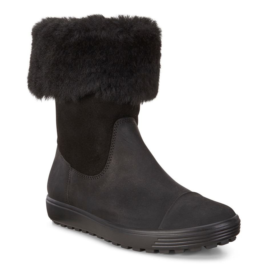 Ecco Hungary Soft 7 Fekete Tred Női