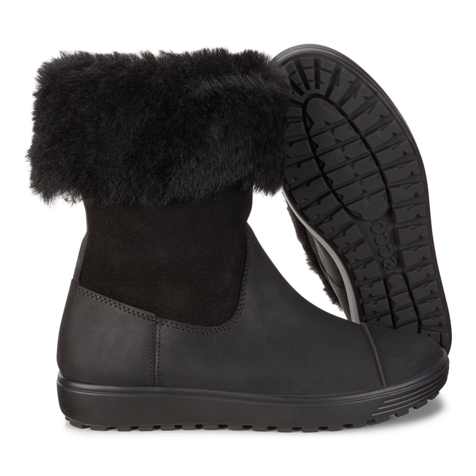 Ecco Hungary Soft 7 Fekete Tred Női