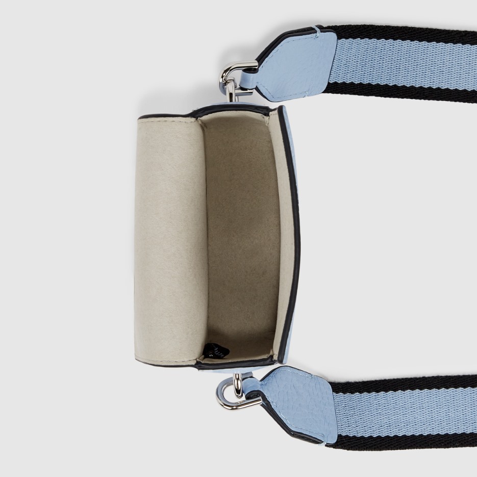 Ecco Hungary Textureblock Kazettás Táska Mini Sky