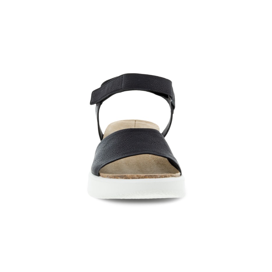 Flowt Wedge Cork Black Ecco Hungary