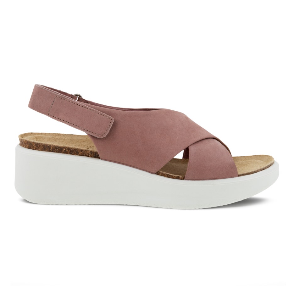 Flowt Wedge Cork Ecco Hungary Rose
