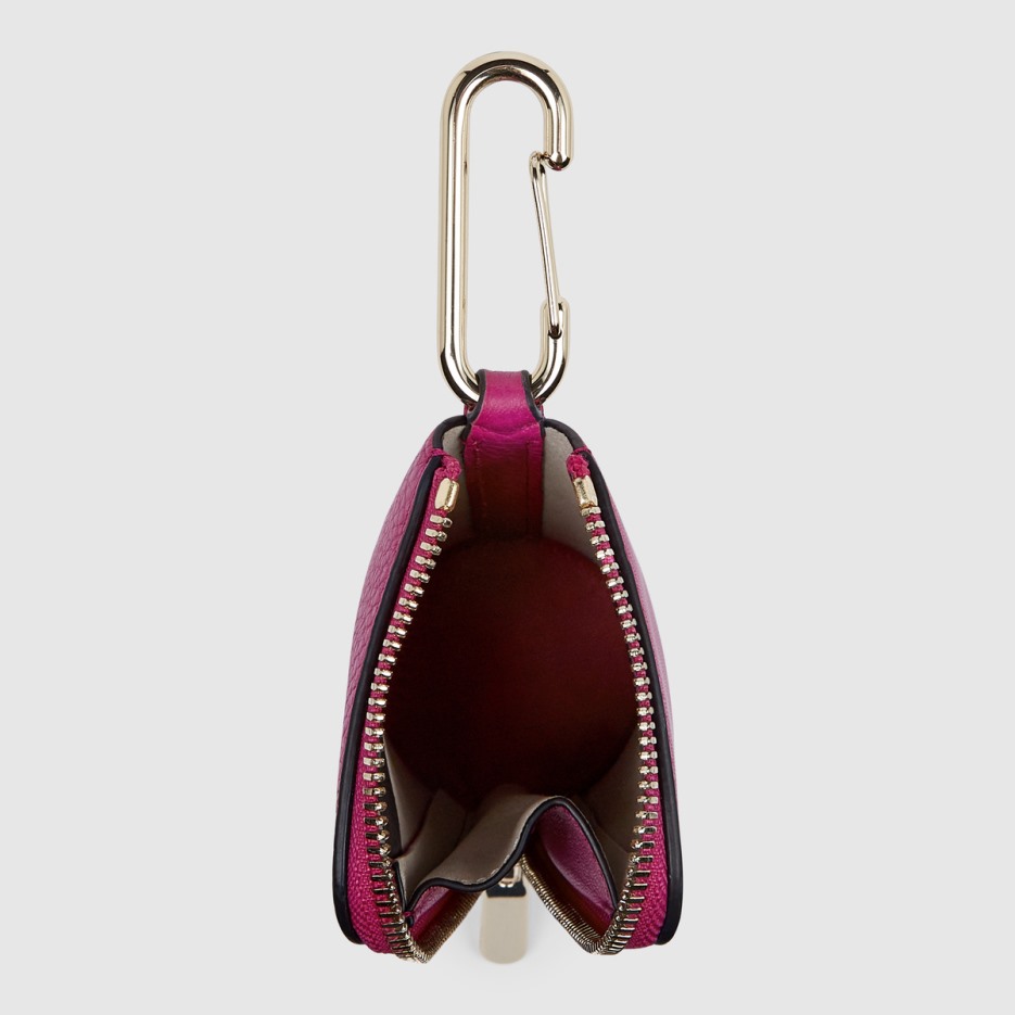 Fukszia Ecco Hungary Textureblock Midi Tasak