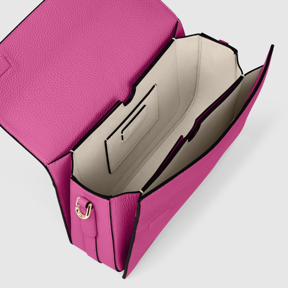 Fukszia Textureblock Kazettás Táska Teljes Méretű Ecco Hungary