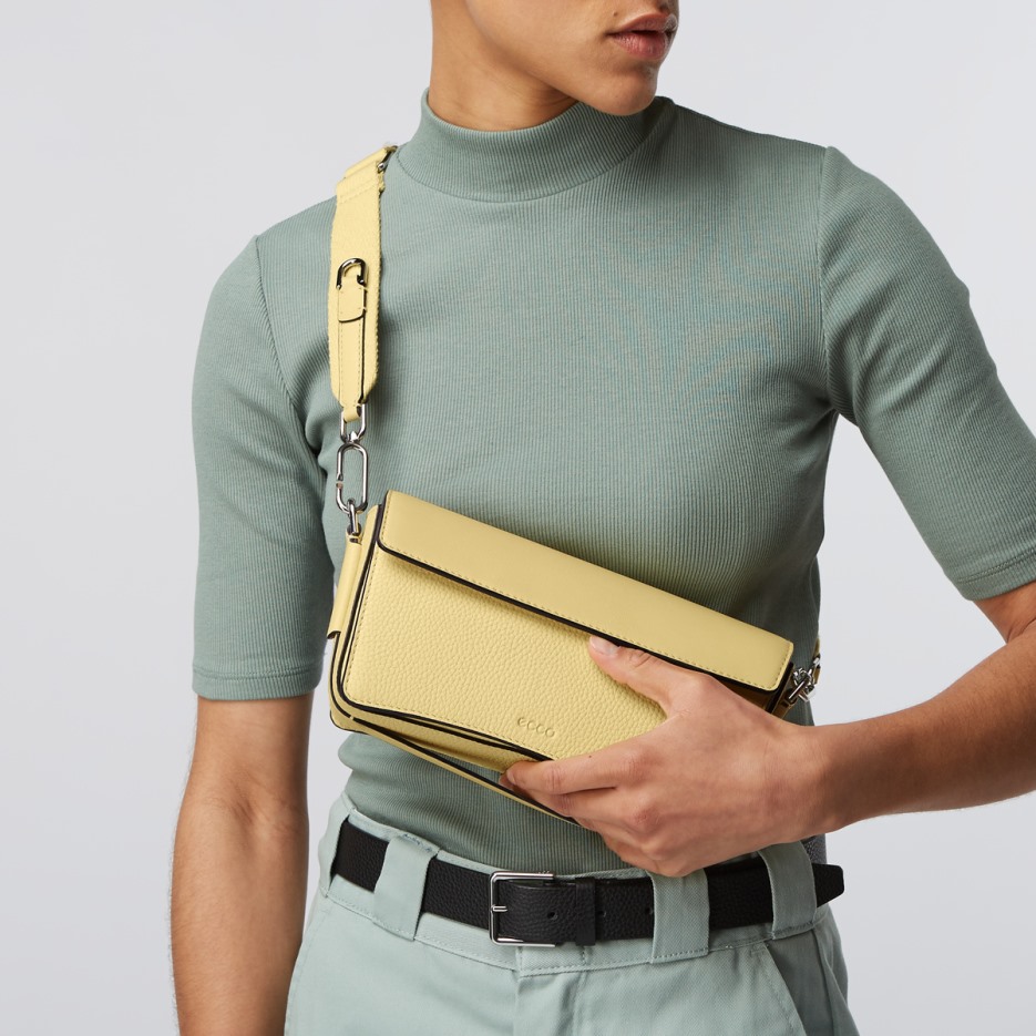 Textureblock Kazettás Táska Kompakt Halvány Ecco Hungary