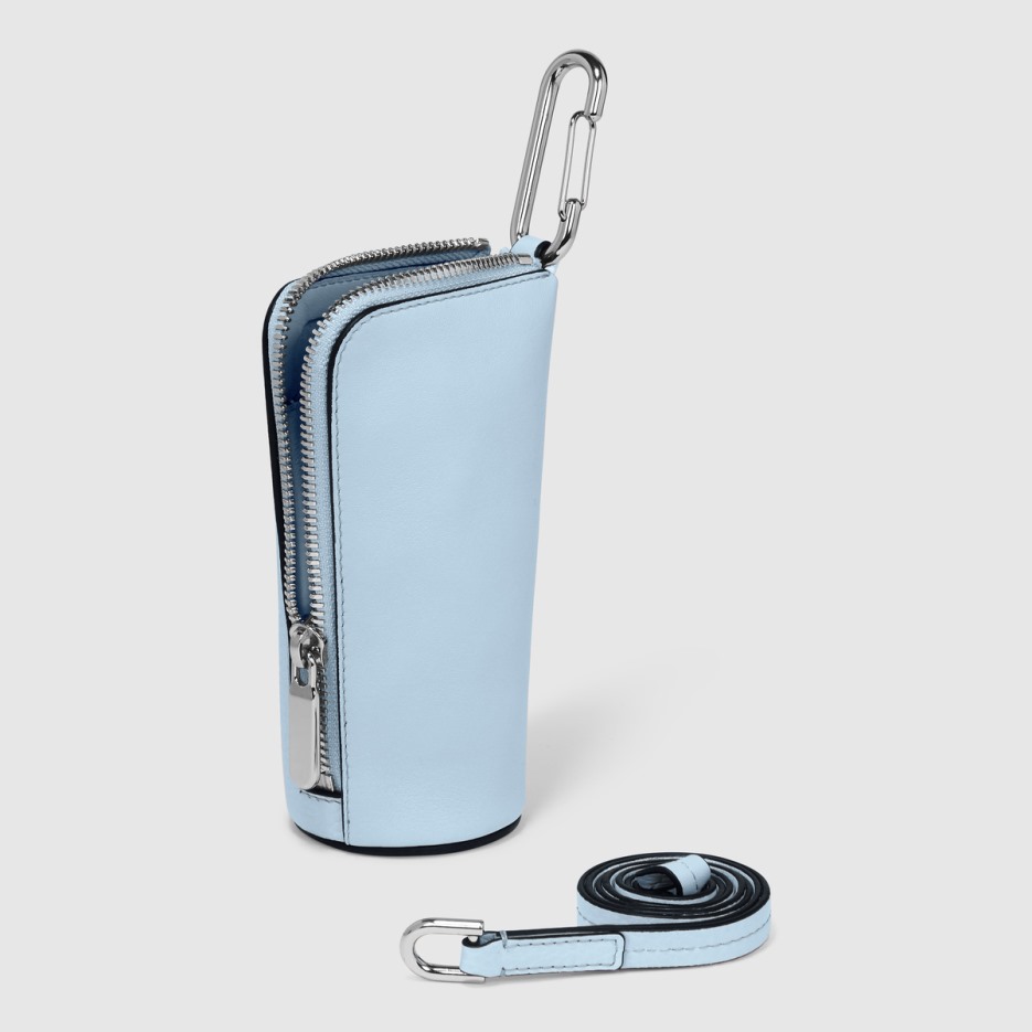 Textureblock Midi Pouch Ecco Hungary Sky